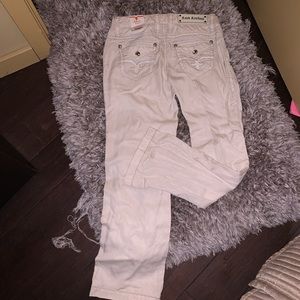 Rock revival tan beach pant